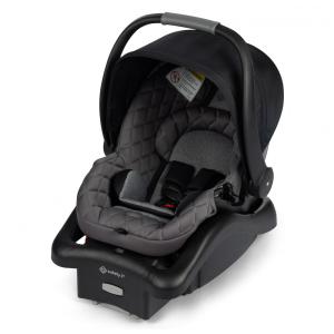 Cadeira de Bebe para Carro com Instalação Rápida e Fácil e Proteção de Impacto Lateral, Safety 1st onBoard, Preto e Cinza
