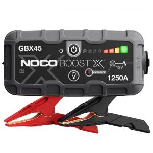 Auxiliar de Partida Jump Start Portátil, Bateria de Lítio de 1250A, 12V para Veículos a Gasolina de até 6,5 L e Diesel até 4L