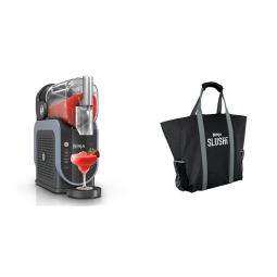 Máquina de Bebidas Geladas Ninja SLUSHi Preta 2,6 L RapidChill 5 Programas Copo Térmico Party Tote 110V