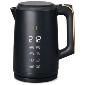 Chaleira Elétrica 1.7L com Desligamento Automático e Painel LED, 110V, Beautiful, Preto