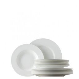 Conjunto de Aparelho de Jantar em Alta Qualidade e Elegância com 12 Peças e Material de Porcelana Fina, Rosenthal
