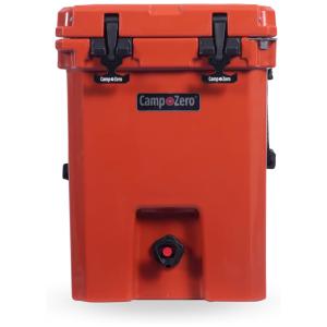Cooler Térmico Portátil 20 Litros com Alça e Porta Copos, CAMP ZERO, Laranja