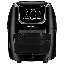 Fritadeira Elétrica Air Fryer 10 Litros com Tecnologia Vortex Air para Grelhar Assar, Reaquecer e Desidratar, 110V 1700W, PowerXL, Preta