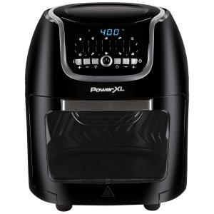Fritadeira Elétrica Air Fryer 10 Litros com Tecnologia Vortex Air para Grelhar Assar, Reaquecer e Desidratar, 110V 1700W, PowerXL, Preta