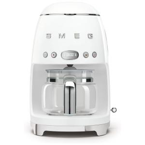 Máquina de Café Expresso 10 xícaras em Aço Inoxidável, 110V, Smeg 50s Retro, Branca