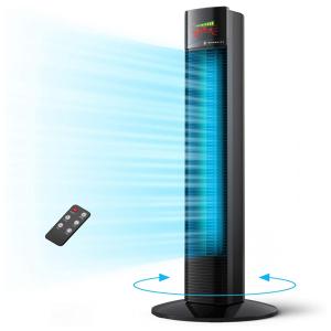TaoTronics Ventilador de Torre c, Controle Remoto Portátil 60W 110V