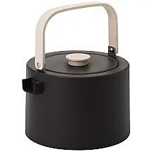 Chaleira de Chá 1 Litro em Aço Inoxidável com Desligamento Automático, Dr.HOWS, Cinza Escuro