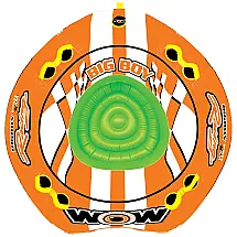 Boia Rebocável Inflável Para 4 Pessoas, Resistente, WOW SPORTS, Laranja