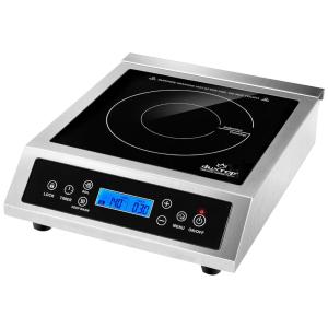 Cooktop Elétrico de Indução Portátil Profissional com Visor LCD e Controle Digital, 110V 1800W, DUXTOP 961LS, Prateado