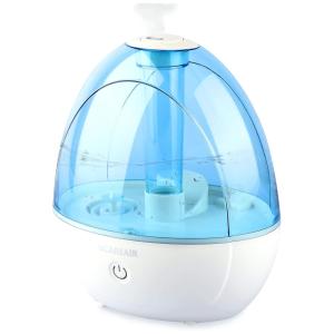 Umidificador Ultrassônico Portátil UCAREAIR 2 Litros até 30H e Giratório em 360 , 110V, Branco e Azul