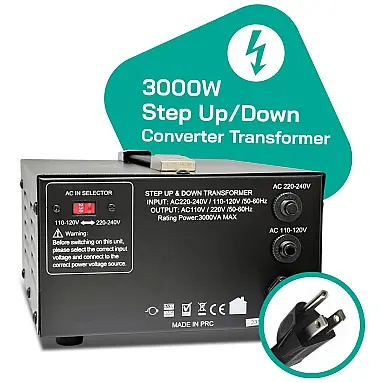 Transformador(Conversor) de Voltagem LiteFuze LT-3000UD