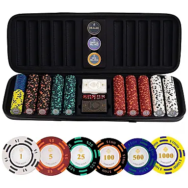 Maleta de Poker com 500
