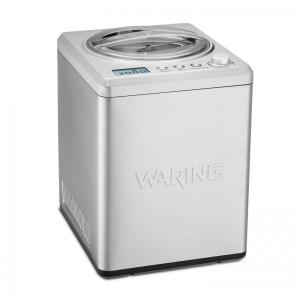 Máquina de Sorvete Automática em Aço Inoxidável Capacidade 2,5L, 110V, Waring WCIC25, Prata