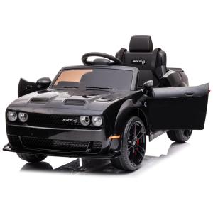 Carro Elétrico Infantil YOFE a Bateria 12V e 1 Assento com 3 Velocidades Preto