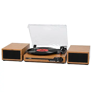 Toca-Discos de Vinil com Alto-Falantes