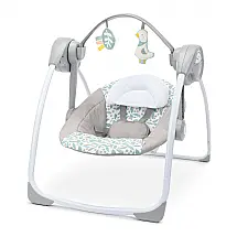 Cadeira Balanço Bebê Ingenuity Comfort 2 Go Endless Bloom 6 Velocidades Portátil 0-9 Meses