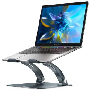 Suporte Ergonômico Laptop Nulaxy Ajustável Até 20kg, 28, 44Cm Cinza