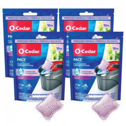 Limpa Piso Feito com Ingredientes Naturais 4 Pacote com 10 UN, O Cedar, Fragrância Lavanda