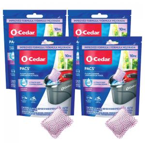 Limpa Piso Feito com Ingredientes Naturais 4 Pacote com 10 UN, O Cedar, Fragrância Lavanda