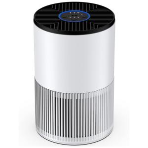 Purificador de Ar com Filtro True HEPA H13, Área até 25 m2, AGILEBOW, Branco