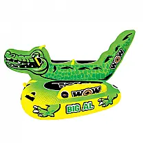 World Boia Rebocável Aquática para 4 Pessoas, WOW SPORTS, Verde