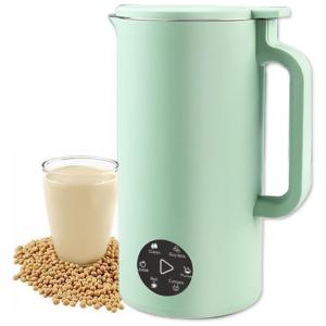 Máquina de Leite de Soja Automática 350 mL 6 Funções em Aço Inoxidável, 110v, MICRAEL HOME, Verde