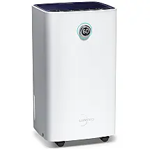 Desumidificador para Salas Grandes 30L com Drenagem Automática ou Manual, Filtro de Ar Redutor de Ruído, Botão Giratório e Área 185m2