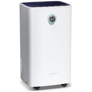 Desumidificador para Salas Grandes 30L com Drenagem Automática ou Manual, Filtro de Ar Redutor de Ruído, Botão Giratório e Área 185m2