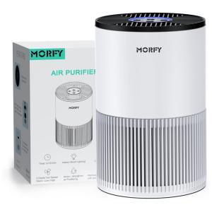 Purificador de Ar com Filtro True HEPA H13, Área até 25 m2, MORFY, Branco