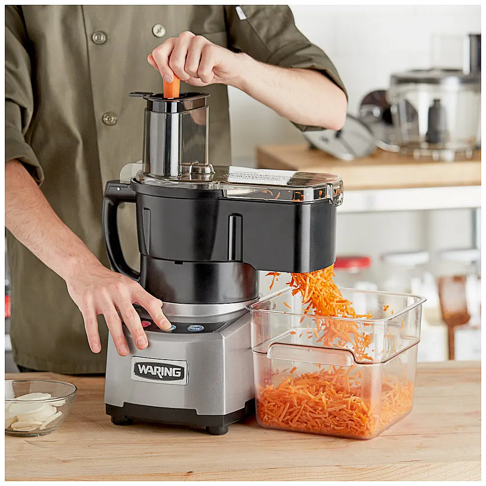 Waring WFP16SC Processador Combinado com Tigela 3.78 L e Alimentação Contínua - 2.02 CV, 110V — foto 2