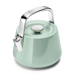 Chaleira de Chá Alcaravia Caraway 2 Litros em Aço Inoxidável com Apito, Verde Claro
