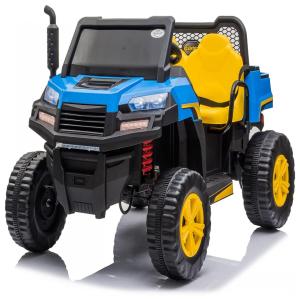 Sopbost Caminhão Elétrico 1 Assento 12V, com Luzes de LED, MP3, Rosa