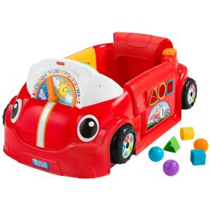 Carrinho de Atividades Divertidas com Músicas Educativas e Luzes para Bebês a Partir de 6 Meses, Fisher-Price, Vermelho