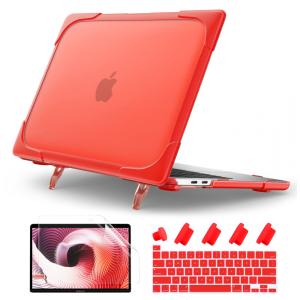 Capa Rígida Batianda para MacBook Pro 13" – Modelos A2289, A2251, A2338 M1/M2 com Suporte Dobrável, Tampa de Teclado e Película de Tela –