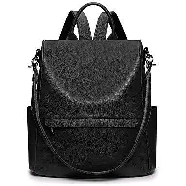 Mochila Feminina de Couro, S