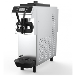 Máquina de Sorvete Tipo Italiano Debylux Comercial Prata 3 Sabores 800W Compressor Duplo 4,3L Painel LED Automática