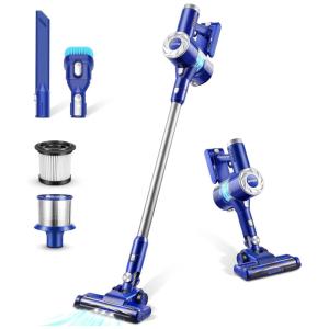 Aspirador de Pó Multifuncional Moolan sem Fio com Acessórios e Sucção Potente 25000PA, 11OV, Azul