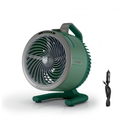 Ventilador portátil com névoa Shark FlexBreeze HydroGo Spruce, 5 velocidades, 2 modos extras, uso interno e externo, carregador veicular
