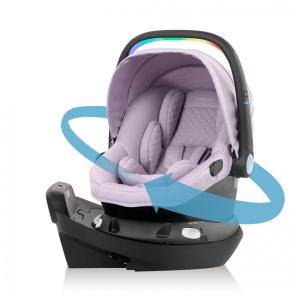 Cadeira de Carro Infantil Giratória Evenflo Revolve180 LiteMax NXT com Tecnologia Sensorial Soothe na Cor Roxa Ágata