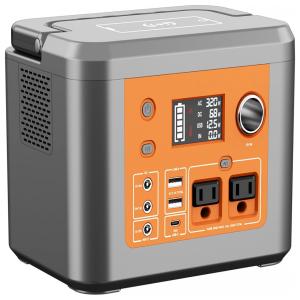 ZeroKor Gerador de Energia Solar Portátil 296Wh, 80000mAh com 2 Tomadas e 3 USB