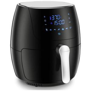 Fritadeira Elétrica AirFryer Antarctic Star 6L com Temperatura Ajustável, 1300W 110V, Preta