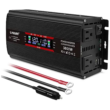 Inversor de Potência Automotivo 3000W,