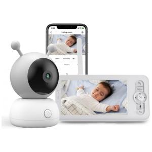 Babá Eletrônica Ocatex com Câmera 1080p, Detecção de Movimento e Controle via APP