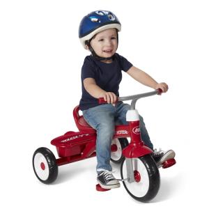 Triciclo Infantil com Cesto para Crianças de 2 a 5 Anos, Radio Flyer, Vermelho