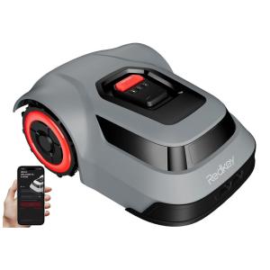 Cortador de Grama Robótico MGC500 Redkey com Fios de Limite de 119,78 metros para 0,048 hectare, Inclinação de 45 graus