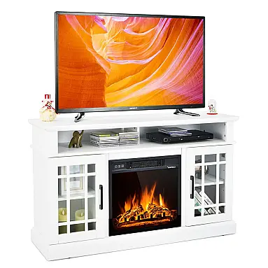 Lareira Elétrica Happygrill 122x76cm Rack