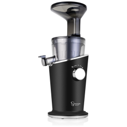 Centrifuga de Frutas com Baixa Velocidade 43 RPM, Silencioso e Bico instantâneo, 110V 150W, SANA, Preta