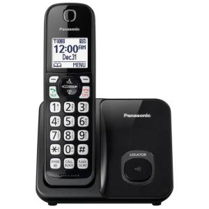 Telefone sem Fio com 1 Aparelho, PANASONIC KX TGD510B, Preto