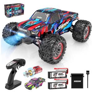 Carro Off Road de Controle Remoto a Prova d'Água, Atinge 60 km/h para Adultos e Adolescente, Hosim, Verde