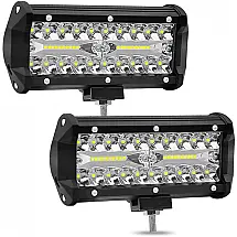 Farol de Milha LED Off Road 17,8cm À Prova Dágua 24000 Lúmens 10 30V Suporte Ajustável